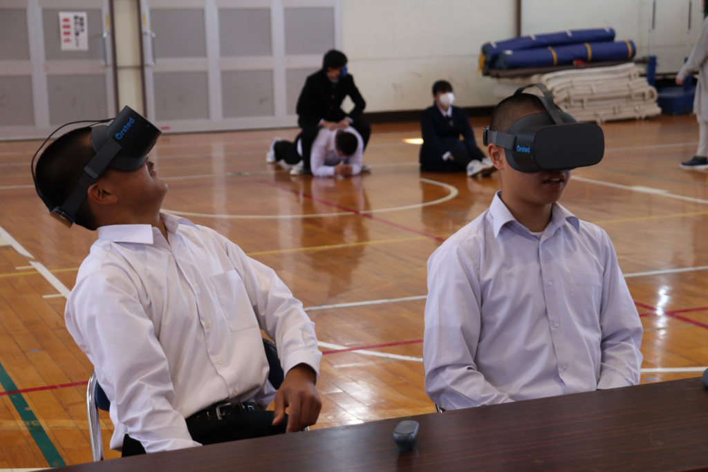 洋上風力発電VR体験