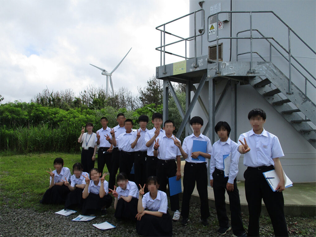 風力発電所見学
